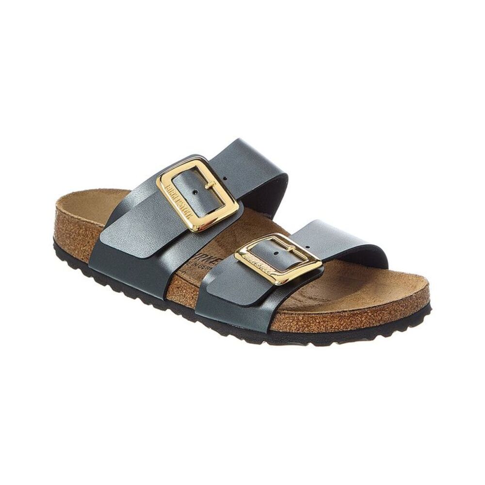 Birkenstock Sydney Luxe Narrow Birko-Flor Sandal, Black